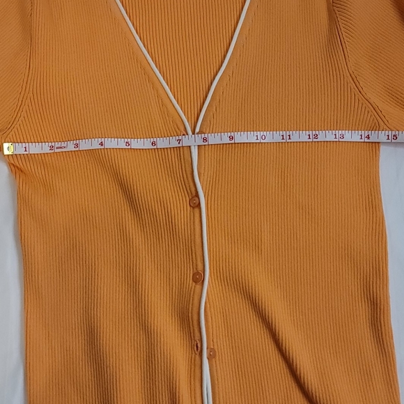 Vintage Jessica Cardigan Rib Knit Sweater Y2K - Picture 8 of 9